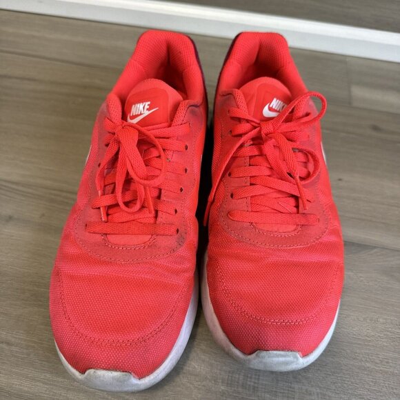 Womens NIKE MD RUNNER‎ 2 LOW Orange Coral Maroon Trainers 844901 600 Size 7 - Picture 3 of 13